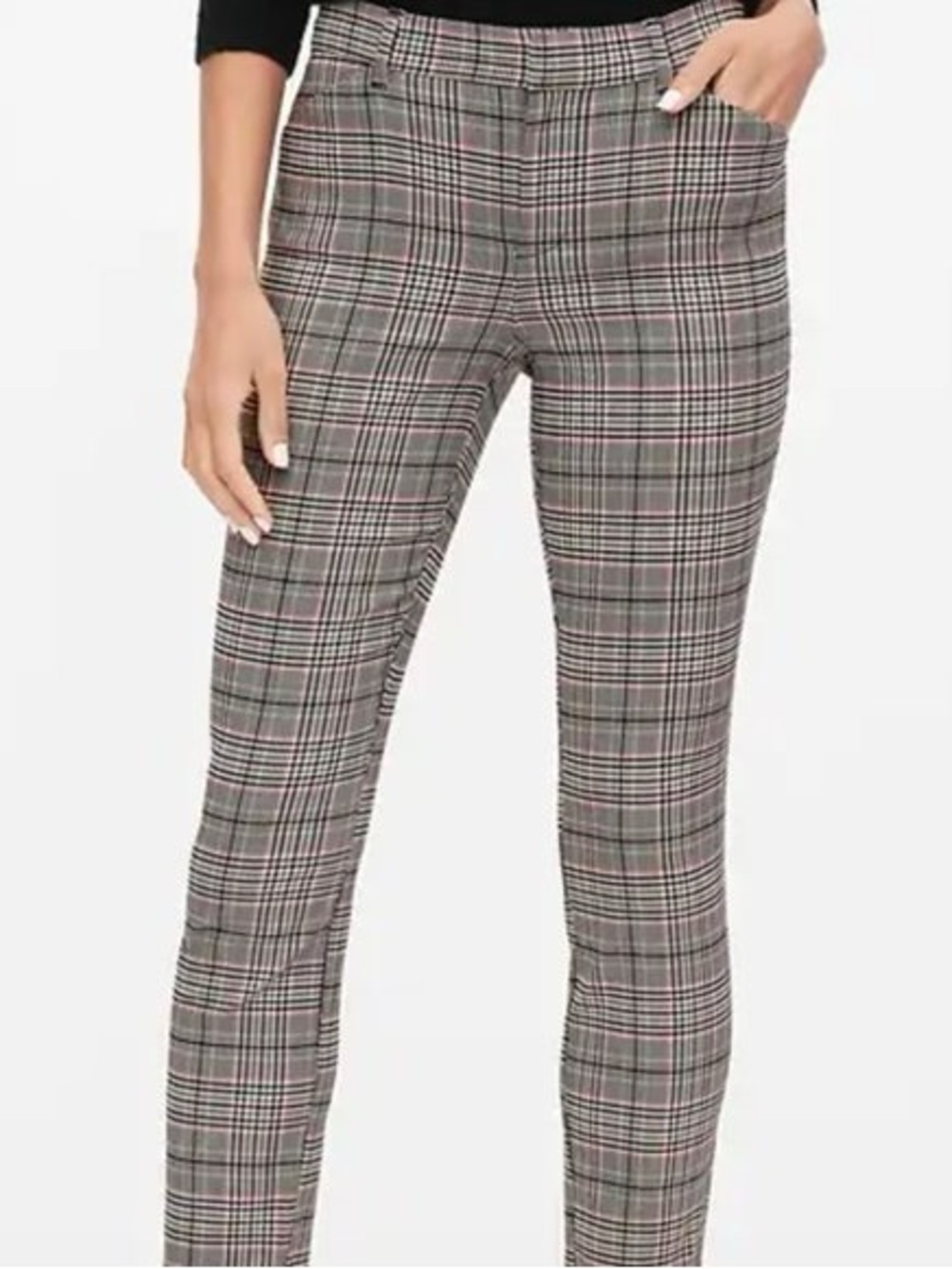 NWOT Gap Plaid Signature Skinny Ankle Pants, Size 00